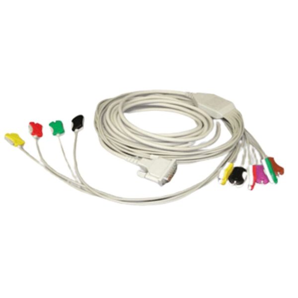 Economy 10 Lead Stress ECG EKG Patient Cable