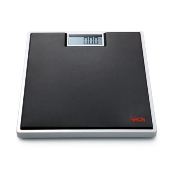 Digital Flat Floor Scale With Black Rubber Mat