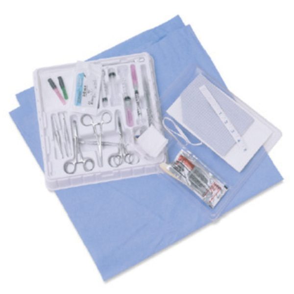 Umbilical Vessel Catheter Insertion Tray, No Catheter