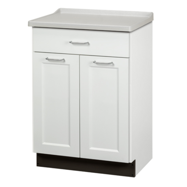 Fashion Finish, Molded Top Treatment Cabinet with 2 Doors and 1 Drawer - Image 2