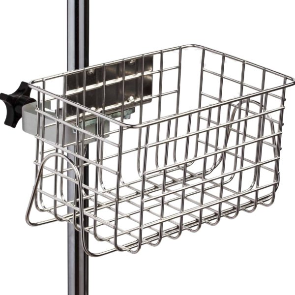 Heavy Duty Stainless Steel Wire Basket, 12" x 6" x 6.5"