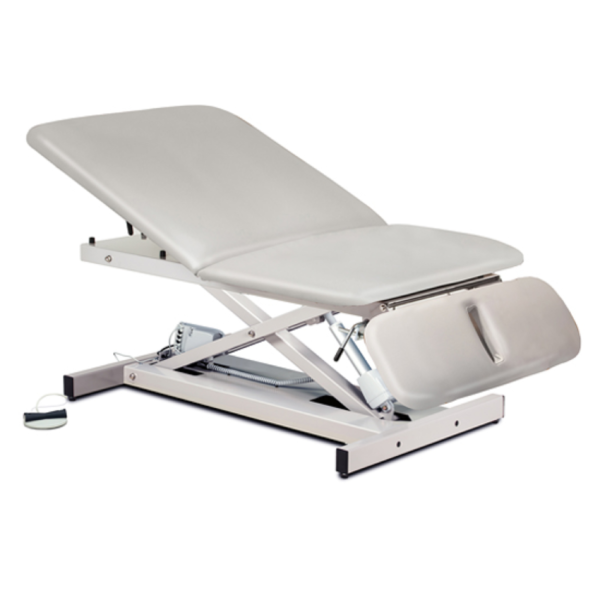 Extra Wide Bariatric Power Exam Table with Adjustable Backrest and Drop Section - Image 4