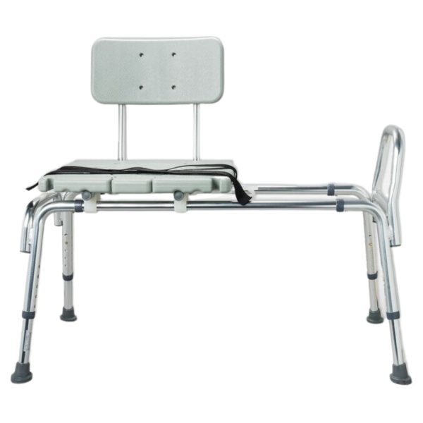 DMI Heavy Duty Sliding Transfer Bench With Cut Out Seat