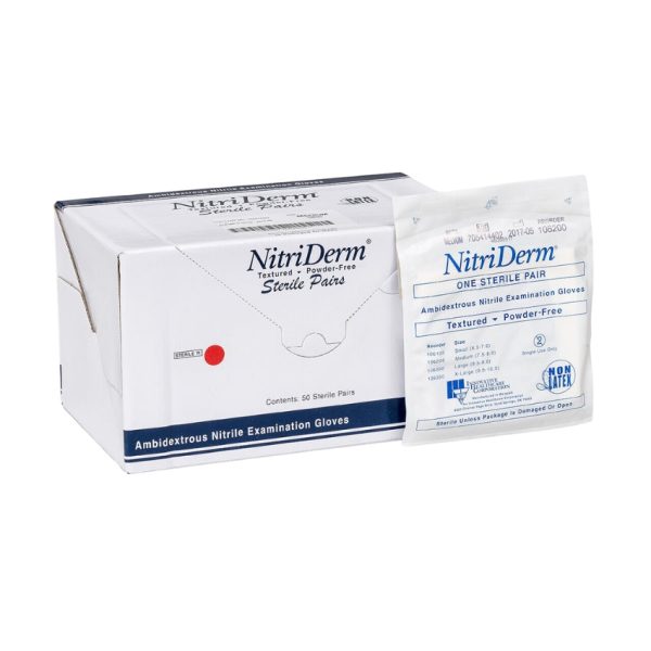 NitriDerm® Nitrile Sterile Exam Gloves, Series 106