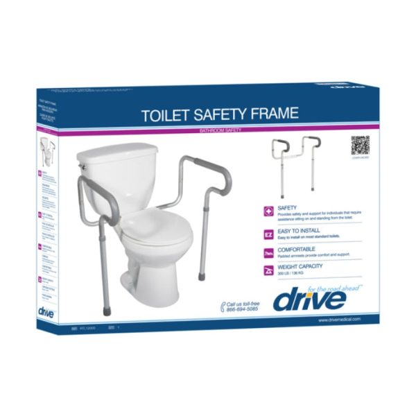 Toilet Safety Frame with Padded Arms - Image 2