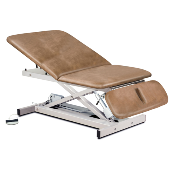 Extra Wide Bariatric Power Exam Table with Adjustable Backrest and Drop Section - Image 5