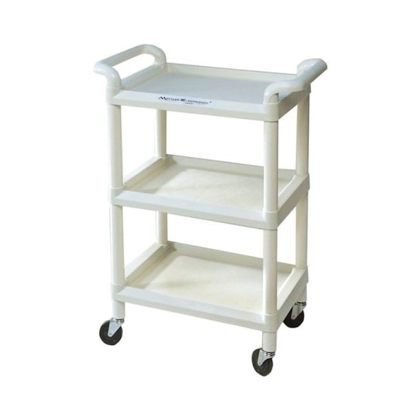 Plastic Utility Cart With 3 Shelves