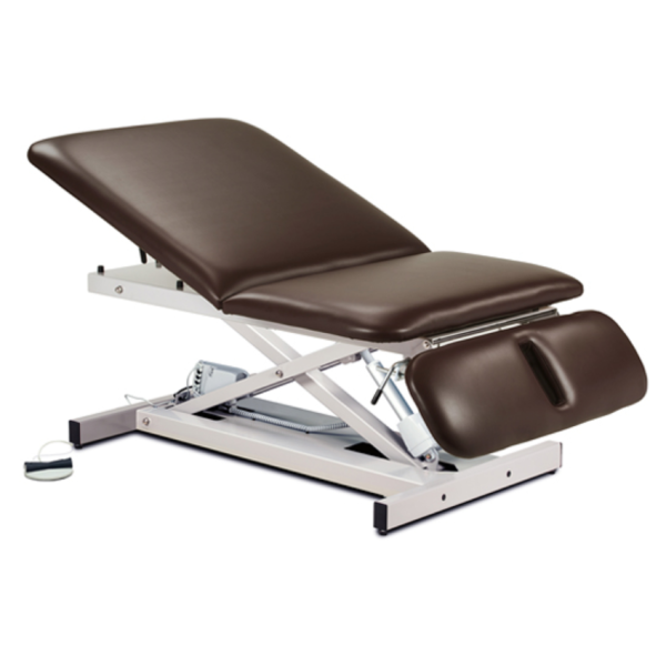 Extra Wide Bariatric Power Exam Table with Adjustable Backrest and Drop Section - Image 6