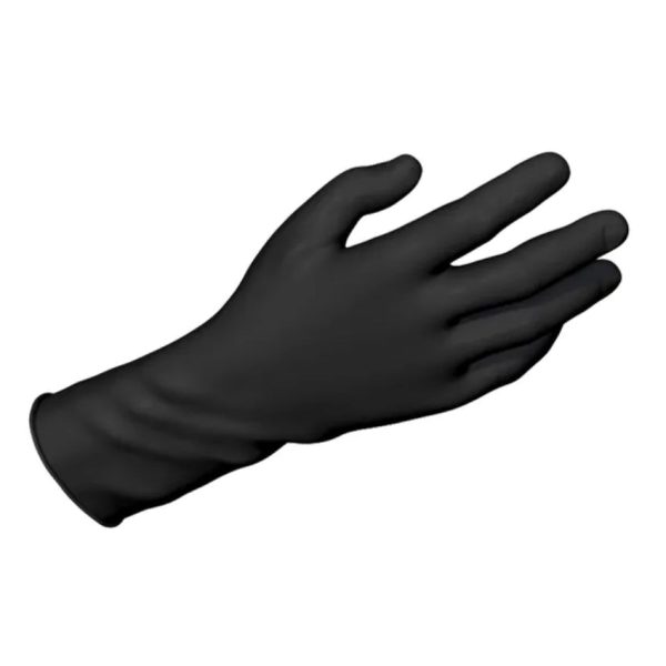 Safe-Touch Powder-Free Nitrile Exam Gloves, Black