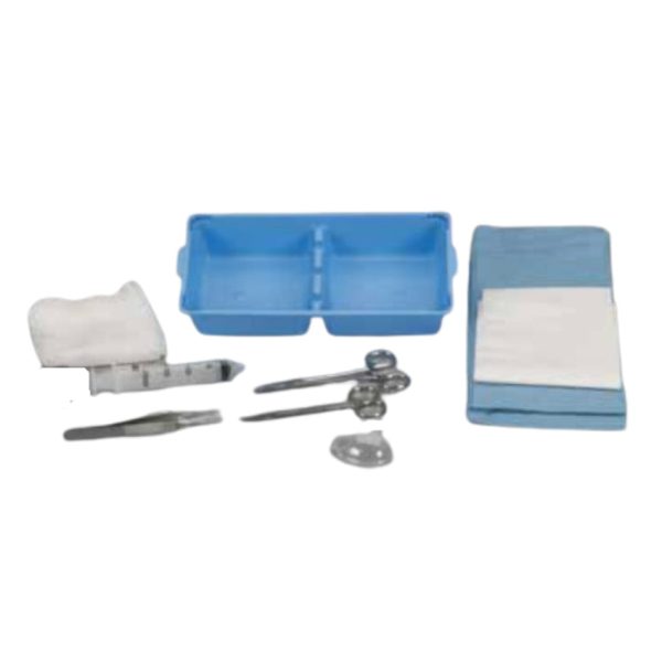 Presource Two Compartment Laceration Tray