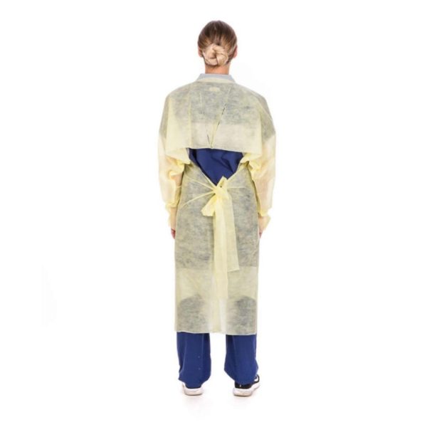 Over-The-Head Spunbond Protective Gown - Image 2