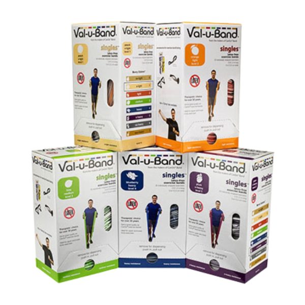 Val-u-Band Latex Free Low Powder Exercise Band Sets - Image 7