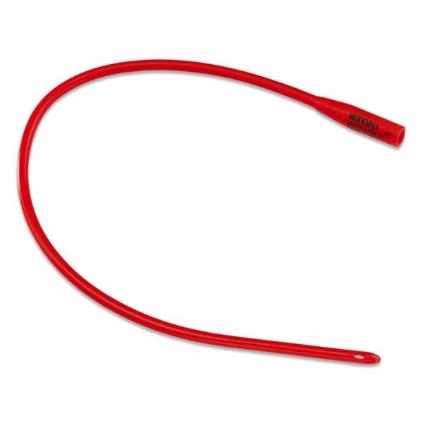 Red Rubber Robinson Catheters, 12" Length