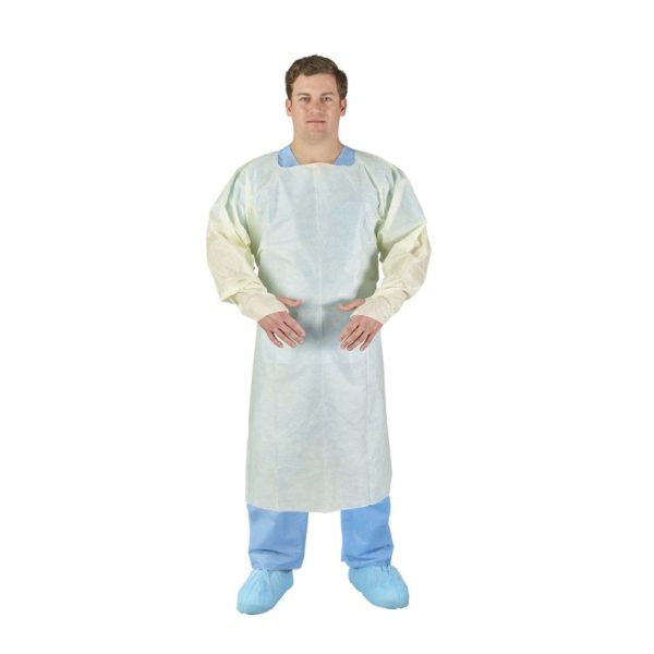 Medium Weight Tri-Layer Over-The-Head Isolation Gown