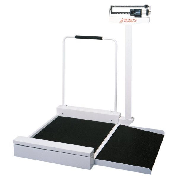 Wheelchair Scale, Stationary, Weighbeam, 450 lb x 4 oz