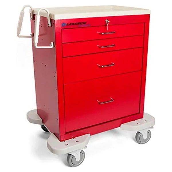 Classic 4 Drawer Medical Emergency Cart