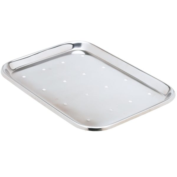 Mayo Tray, Size 13, Perforated, 14" x 10" x 5/8"