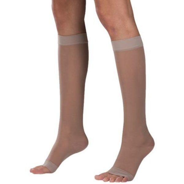 Truform Therapeutic Compression Stocking, Medium, Warm Beige