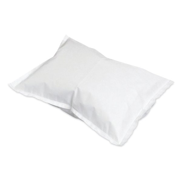 Standard White Disposable Pillowcase, 21" x 30"