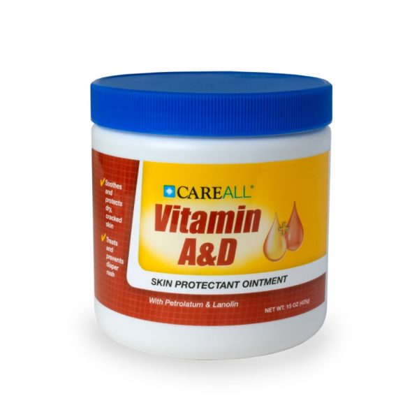 Vitamin A&D Ointment Jar, 15 Oz.