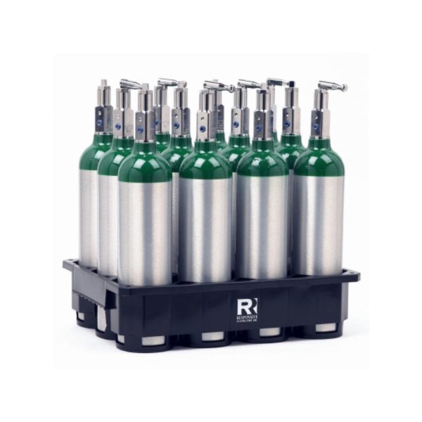 Responsive Respiratory 12 Cylinder Composite M6 Rack