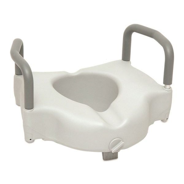 ProBasics Raised Toilet Seat with Lock & Arm