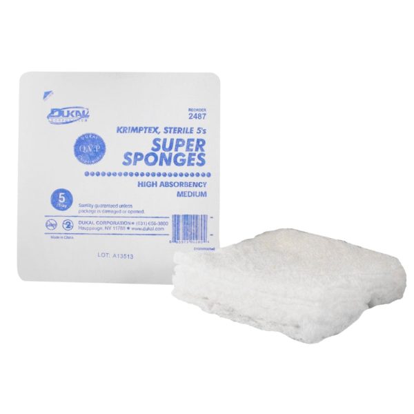 Sterile Super Sponges Medium 32 Ply