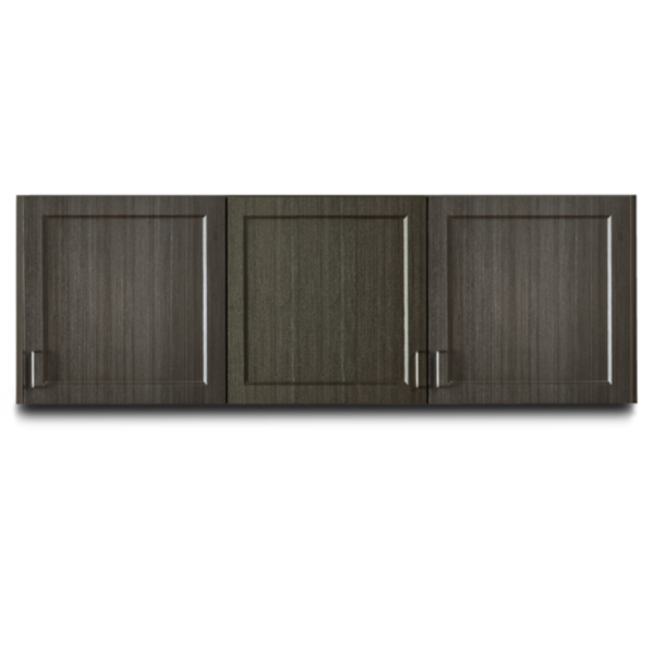 Fashion Finish 72" Wall Cabinet with 3 Doors - Image 3