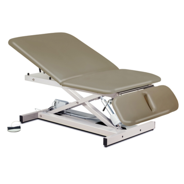 Extra Wide Bariatric Power Exam Table with Adjustable Backrest and Drop Section - Image 9