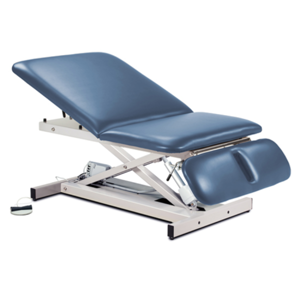 Extra Wide Bariatric Power Exam Table with Adjustable Backrest and Drop Section - Image 10