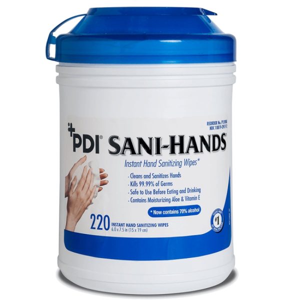 Sani-Hands Instant Hand Sanitizing Wipes - Image 2