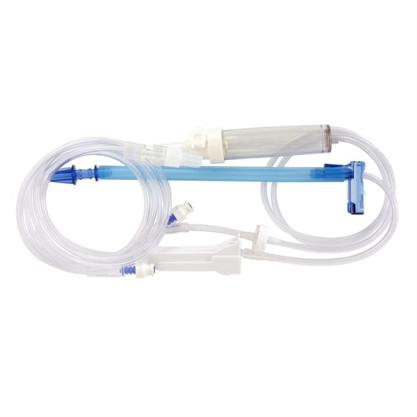 Alaris IV Pump Set 20 Drops / mL Drip Rate 117 Inch Tubing 2 Ports